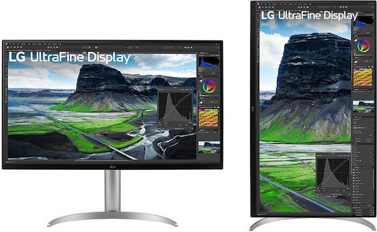 LG 32UQ850V-W IPS HDR Monitor 31.5" 4K 3840x2160 with Response Time 5ms GTG view 4