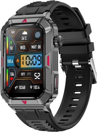 CF26 Smartwatch with Heart Rate Monitor (Black)