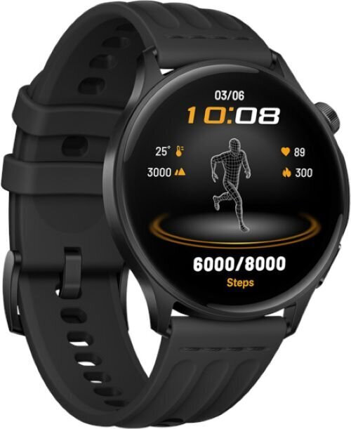 Oppo Watch S Stainless Steel 44mm Waterproof with Heart Rate Monitor Phantom Black view 2