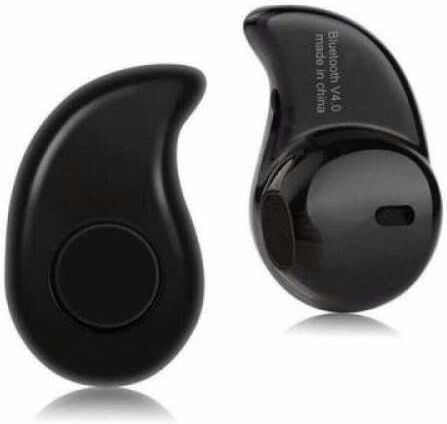 Mini Bluetooth In-ear Earphone Black Reflection view 2