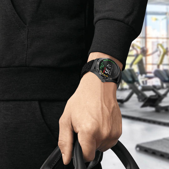 Forever ICON 2 AW-110 42mm Smartwatch with Heart Rate Monitor (Black) vue 7