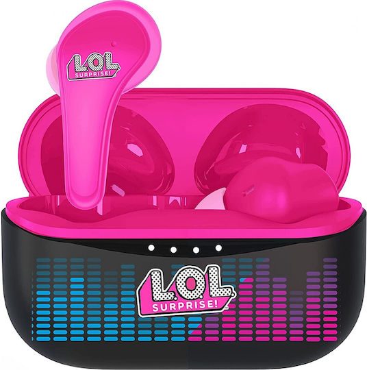 OTL LoL Surprise In-ear Bluetooth Handsfree Earphones with Charging Case Pink