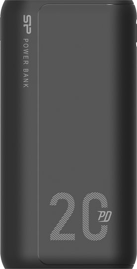 Silicon Power QS15 Power Bank 20000mAh with 2 USB-A Ports and USB-C Port Power Delivery / Quick Charge 3.0 Black view 2