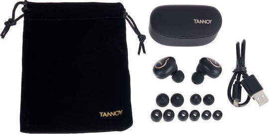 Tannoy Life Buds Bluetooth Handsfree Earphones with Charging Case Black view 7