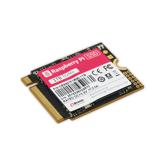 Raspberry Pi SSD 1TB M.2 Type with PCI Express 3.0 Connection SC1984 view 1