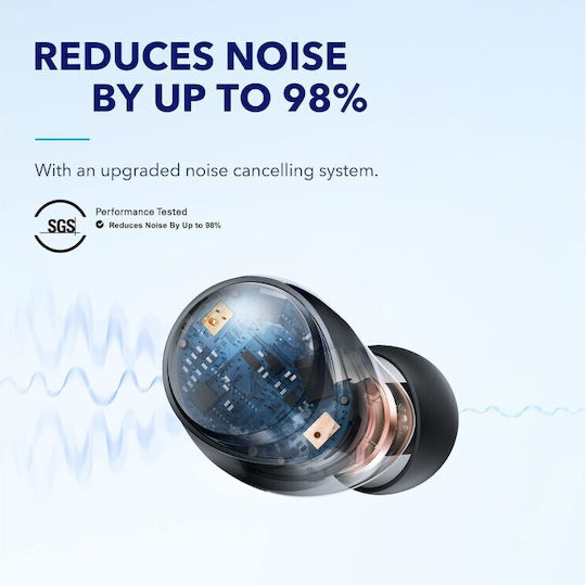 Soundcore by Anker Space A40 In-ear Bluetooth Handsfree Earphones with Charging Case Black view 5