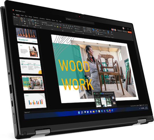 Lenovo ThinkPad L13 Yoga Gen 4 (Intel) 13.3" IPS FHD+ Touchscreen (i7-1355U/16GB/512GB SSD/W11 Pro) Thunder Black (US Keyboard) view 8