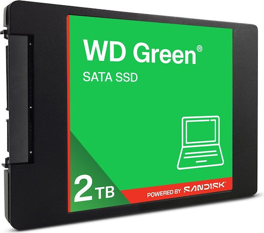Western Digital Green 5Gen SSD 2TB 2.5'' Type with SATA III Connection WDS200T5G0A-00CPT0 view 4