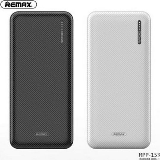 Remax RPP-153 Power Bank 10000mAh with 2 USB-A Ports White vue 4