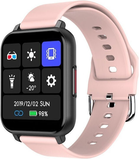 T55 Smartwatch with Heart Rate Monitor (Pink) view 3