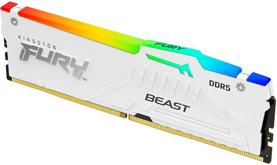 Kingston Fury Beast DDR5 with Module 1x16GB and Speed 6000 for Desktop KF560C36BWE2-16 vue 6