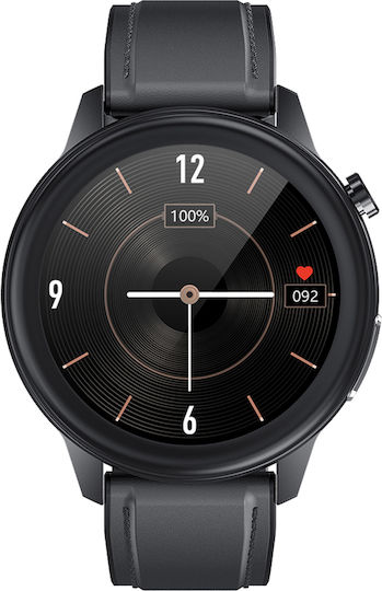 Aiwa SW-500 Smartwatch with Heart Rate Monitor (Black)
