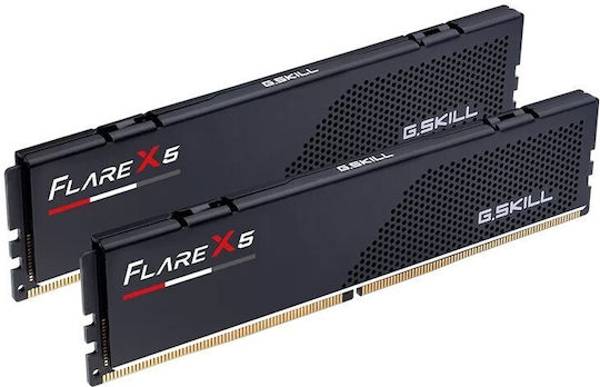 G.Skill Flare X5 DDR5 64GB RAM with 2x32GB Modules and Speed 6000 for Desktop F5-6000J3040G32GX2-FX5