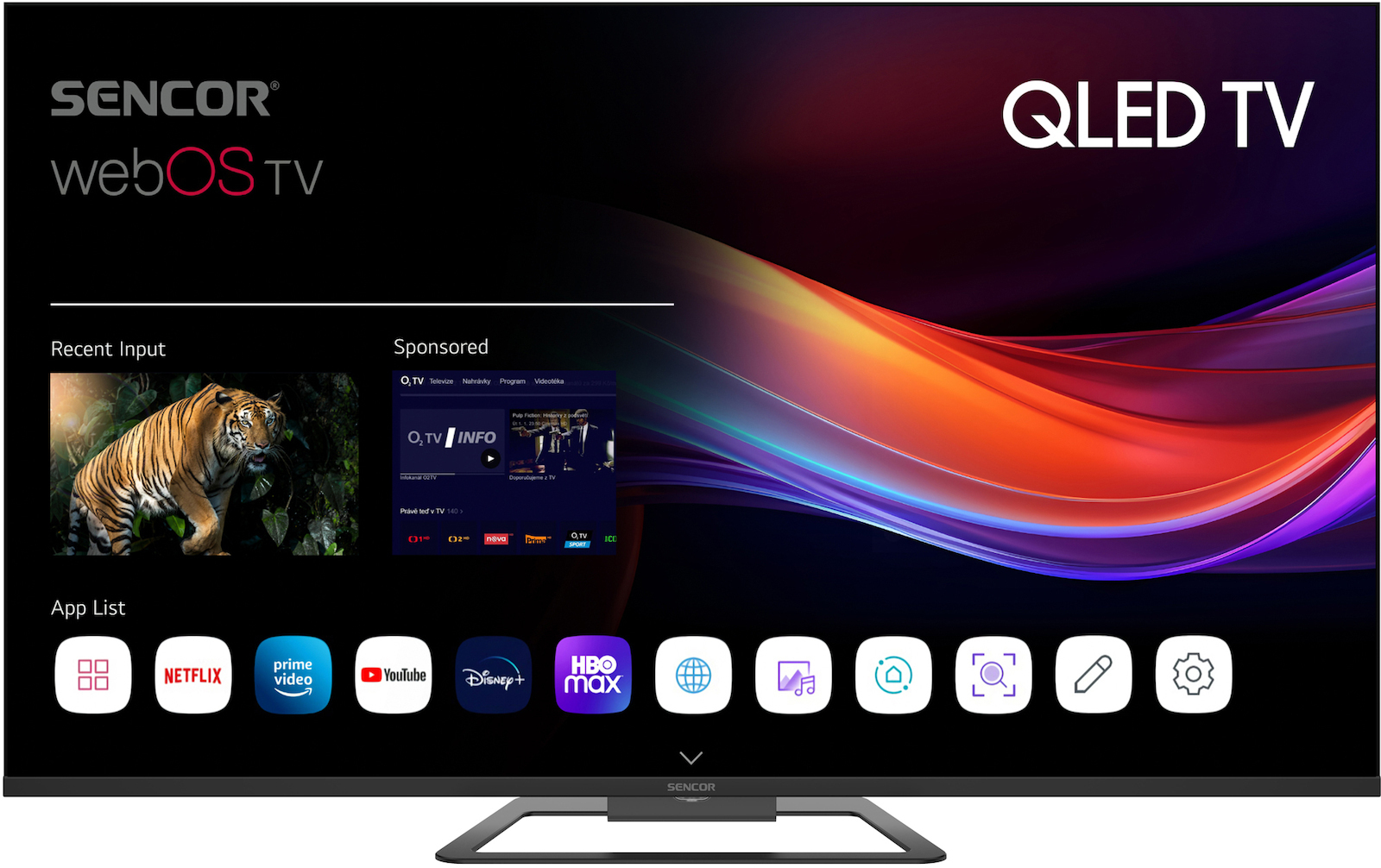 Sencor Smart Television 50" 4K UHD QLED SLE 50Q871B HDR (2025) view 1