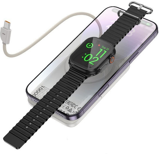 Hoco Q43 MagSafe Power Bank 10000mAh 20W Power Delivery White vue 4