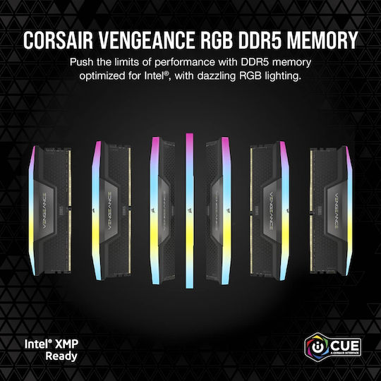 Corsair Vengeance DDR5 96GB RAM With 2x48GB Modules And Speed 5600 For Desktop CMH96GX5M2B5600C40 vue 2