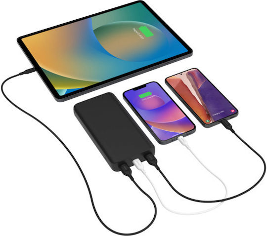 Mophie Essentials Powerstation 20000mAh with 2 USB-A Ports and USB-C Port Gray view 4
