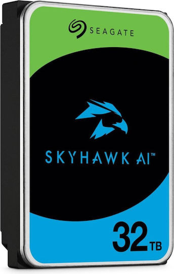 Seagate SkyHawk AI 32TB HDD Hard Drive 3.5" SATA III 7200rpm with 512MB Cache for Recorder ST32000VE000 view 3