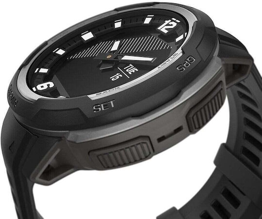 Garmin Instinct Crossover 45mm Waterproof Smartwatch with Heart Rate Monitor (Black) view 5
