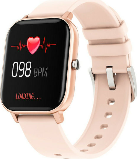 MaxCom FW35 Aurum Smartwatch with Heart Rate Monitor (Gold)