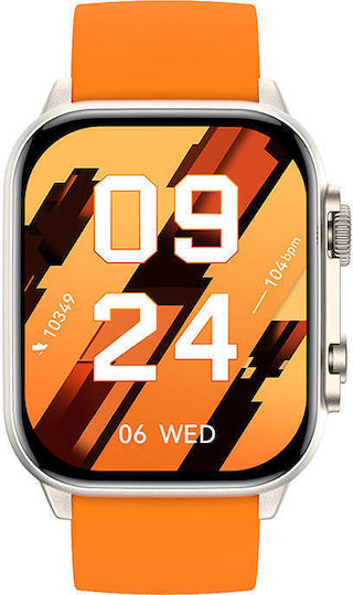 Colmi C81 Aluminium Smartwatch with Heart Rate Monitor (Orange) view 4