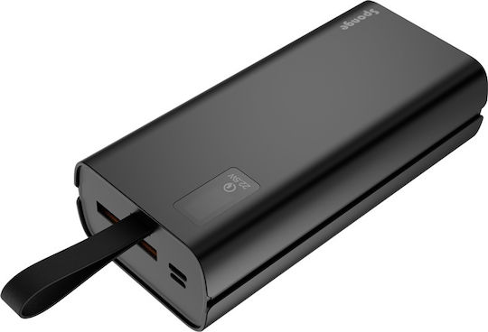 Sponge Power Bank 30000mAh 22.5W with 2 USB-A Ports and 2 USB-C Ports Gray view 1