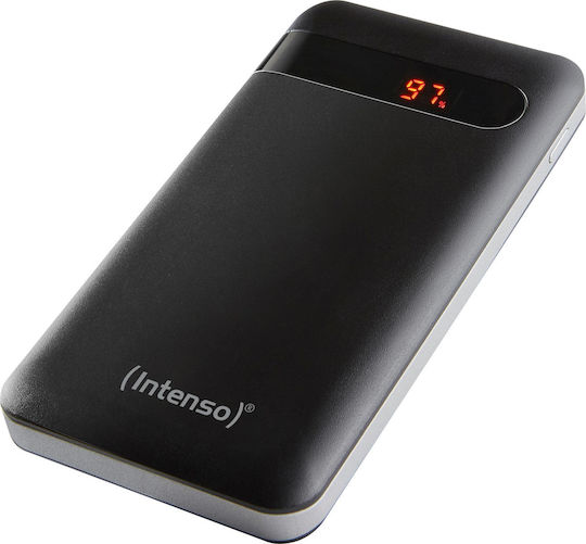 Intenso PD10000 Power Bank 10000mAh with USB-A Port and USB-C Port Quick Charge 3.0 Black