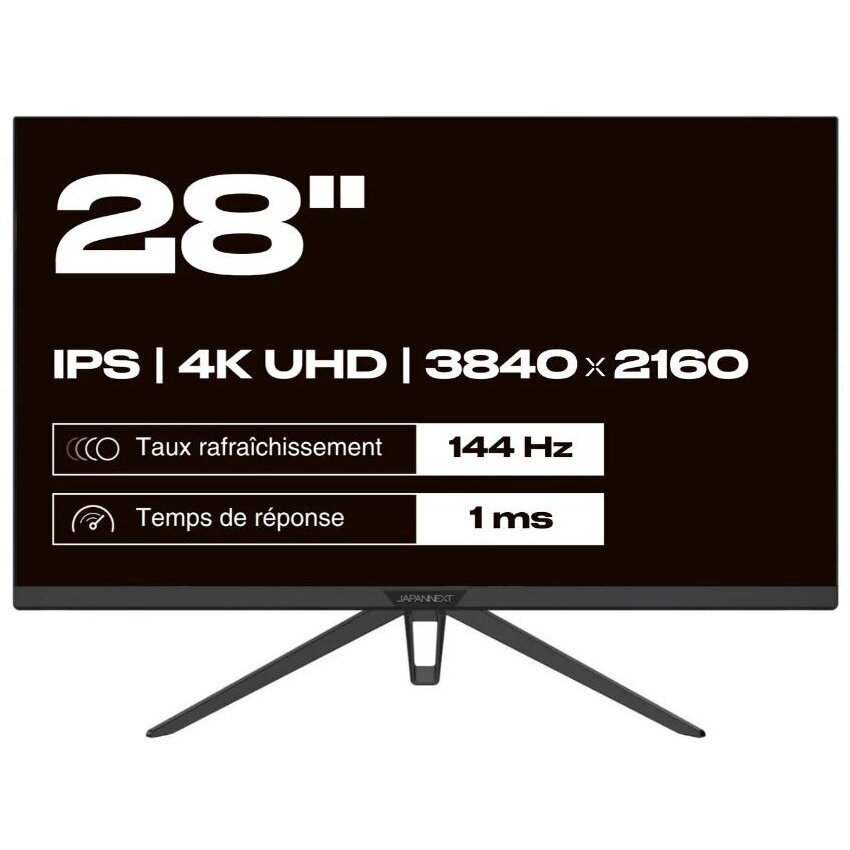 Japannext JN-280IPS144UHDR IPS HDR Gaming Monitor 28" 4K 3840x2160 144Hz view 3