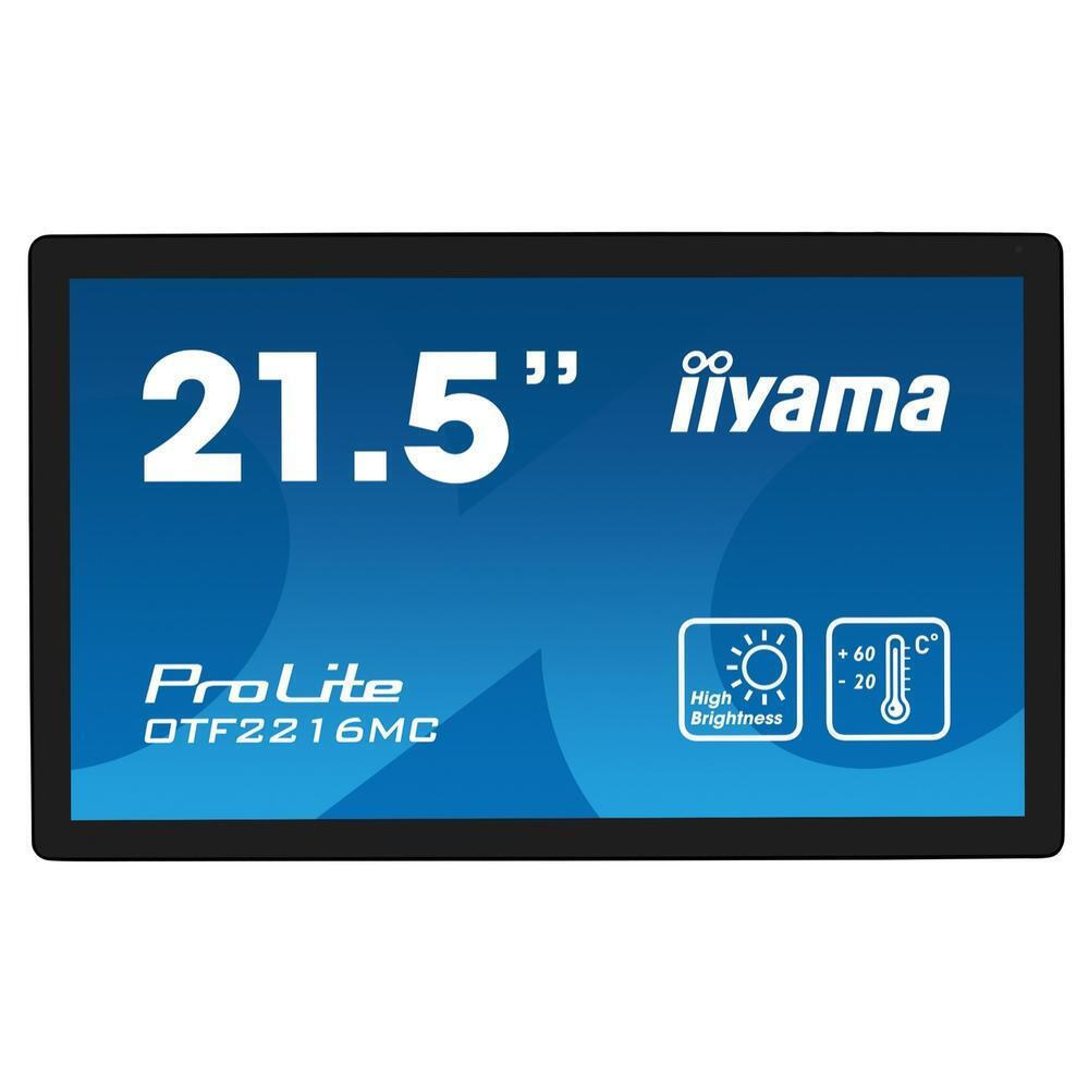 Iiyama OTF2216MC-B1 VA Touch Portable Monitor 21.5" FHD 1920x1080 with Response Time 25ms GTG view 1