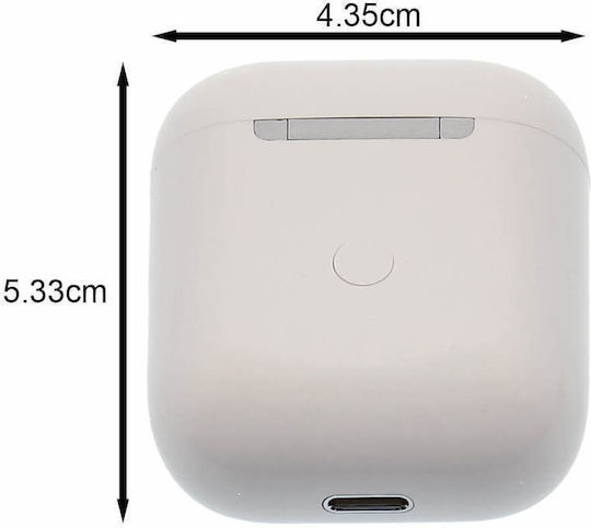 ZY-2415 In-ear Bluetooth Handsfree Earphones with Charging Case White view 3