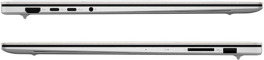 Asus Zenbook S 16 OLED UM5606WA-OLED-RJ225X 16" Touchscreen 120Hz (Ryzen AI 300 Series-9 HX 370/32GB/2TB SSD/W11 Pro) Scandinavian White (GR Keyboard) view 5