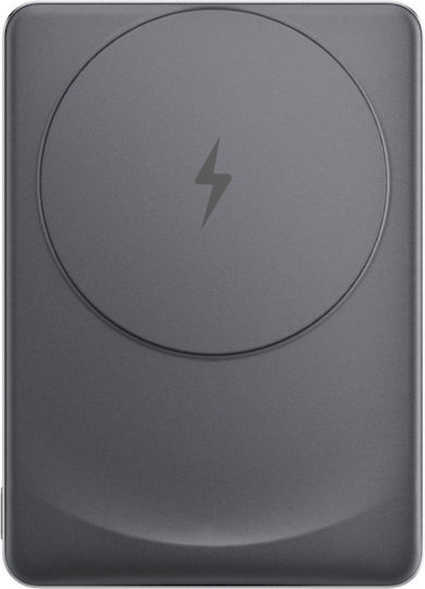 OnePlus Slim Magnetic MagSafe Power Bank 5000mAh 10W with USB-C Port Silver vue 3