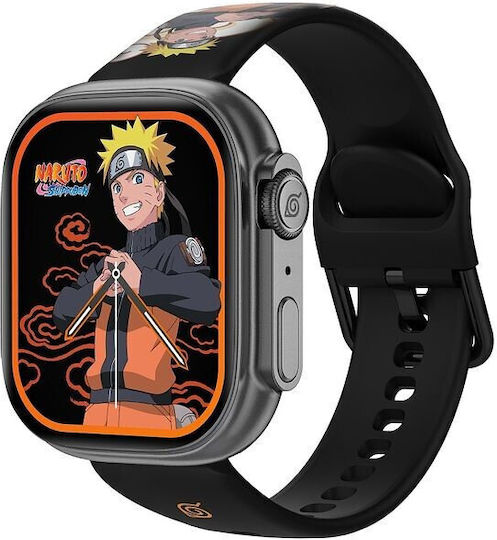 Abyx Fit Touch 5 Smartwatch with Heart Rate Monitor (Naruto Uzumaki Space Gray) view 1