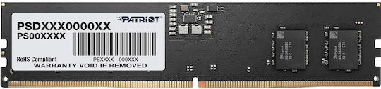 Patriot Signature DDR5 with Module 1x32GB and Speed 4800 for Desktop PSD532G48002