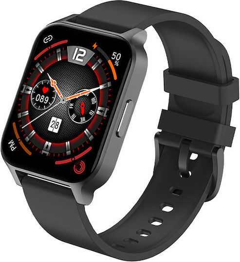 Awei H8 Smartwatch with Heart Rate Monitor (Black)