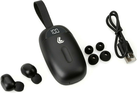 Lampa Ekko 5.0 In-ear Bluetooth Handsfree Earphones with Charging Case Black view 2