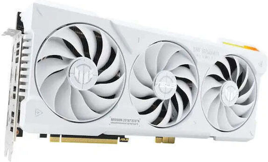 Asus GeForce RTX 4070 Ti Super 16GB GDDR6X TUF Gaming BTF OC White Graphics Card view 9