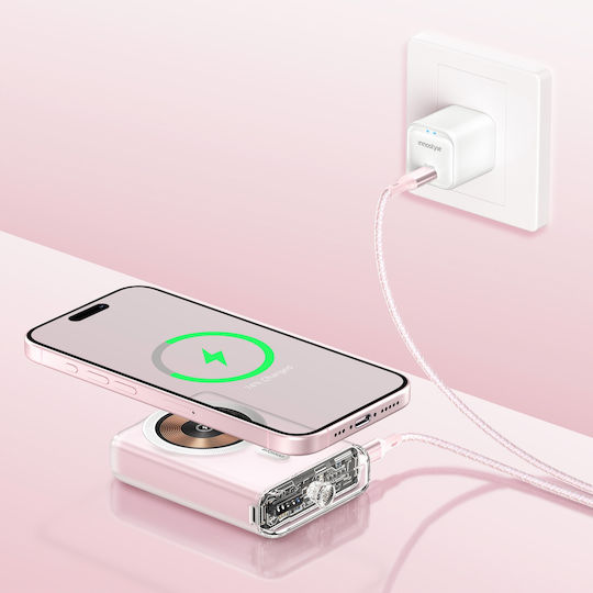 Innostyle MagSafe Power Bank 10000mAh Pink view 9
