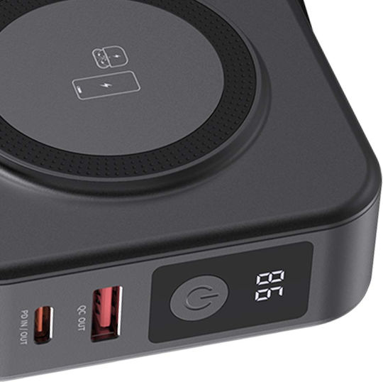 Force Power MagSafe Power Bank 10000mAh 20W with 2 USB-A Ports Power Delivery Black vue 3