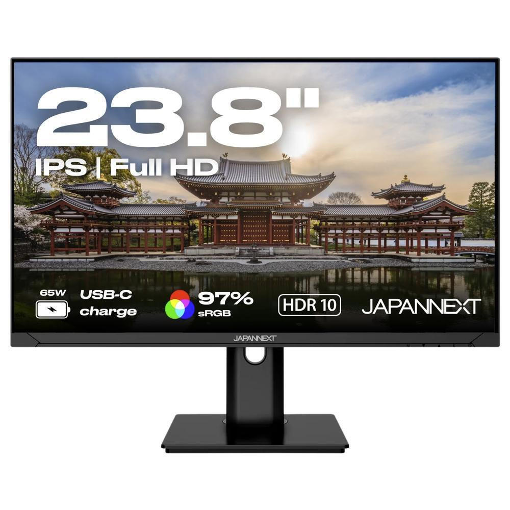 Japannext IPS HDR Monitor 23.8" FHD 1920x1080 with Response Time 14ms GTG view 1