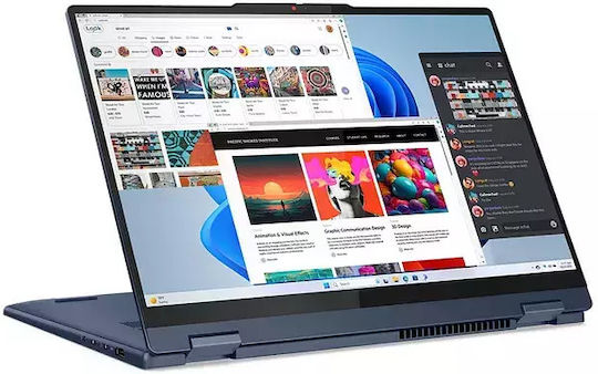 Lenovo IdeaPad 5 2-in-1 16IRU9 16" IPS FHD+ Touchscreen (Core 7-150U/16GB/1TB SSD/W11 Home) Cosmic Blue (US Keyboard) view 2
