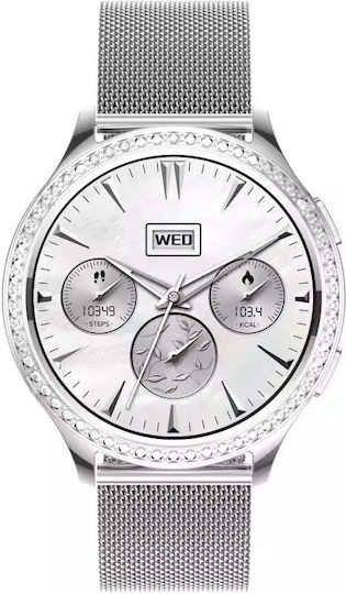 Nubi Watch Battery with Silver Metal Bracelet view 3