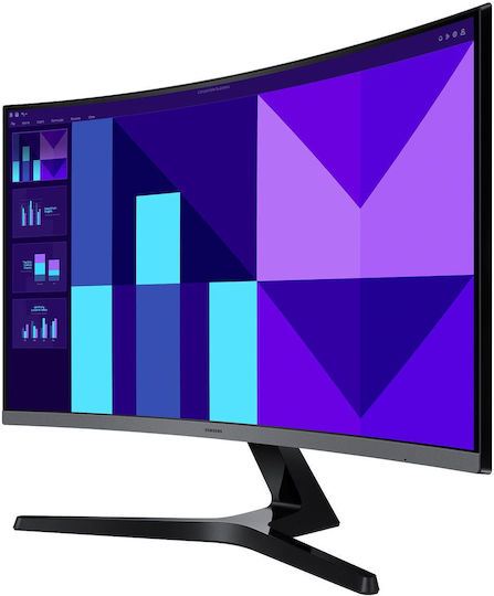 Samsung Essential Monitor S3 S39GD VA HDR Curved Monitor 32" FHD 1920x1080 with Response Time 4ms GTG view 2