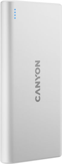 Canyon PB-108 Power Bank 10000mAh with 2 USB-A Ports White vue 4