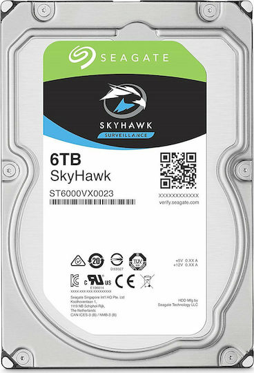 Seagate Surveillance HDD 6TB Hard Drive 3.5" SATA III 7200rpm with 128MB Cache for Recorder ST6000VX0001 view 3