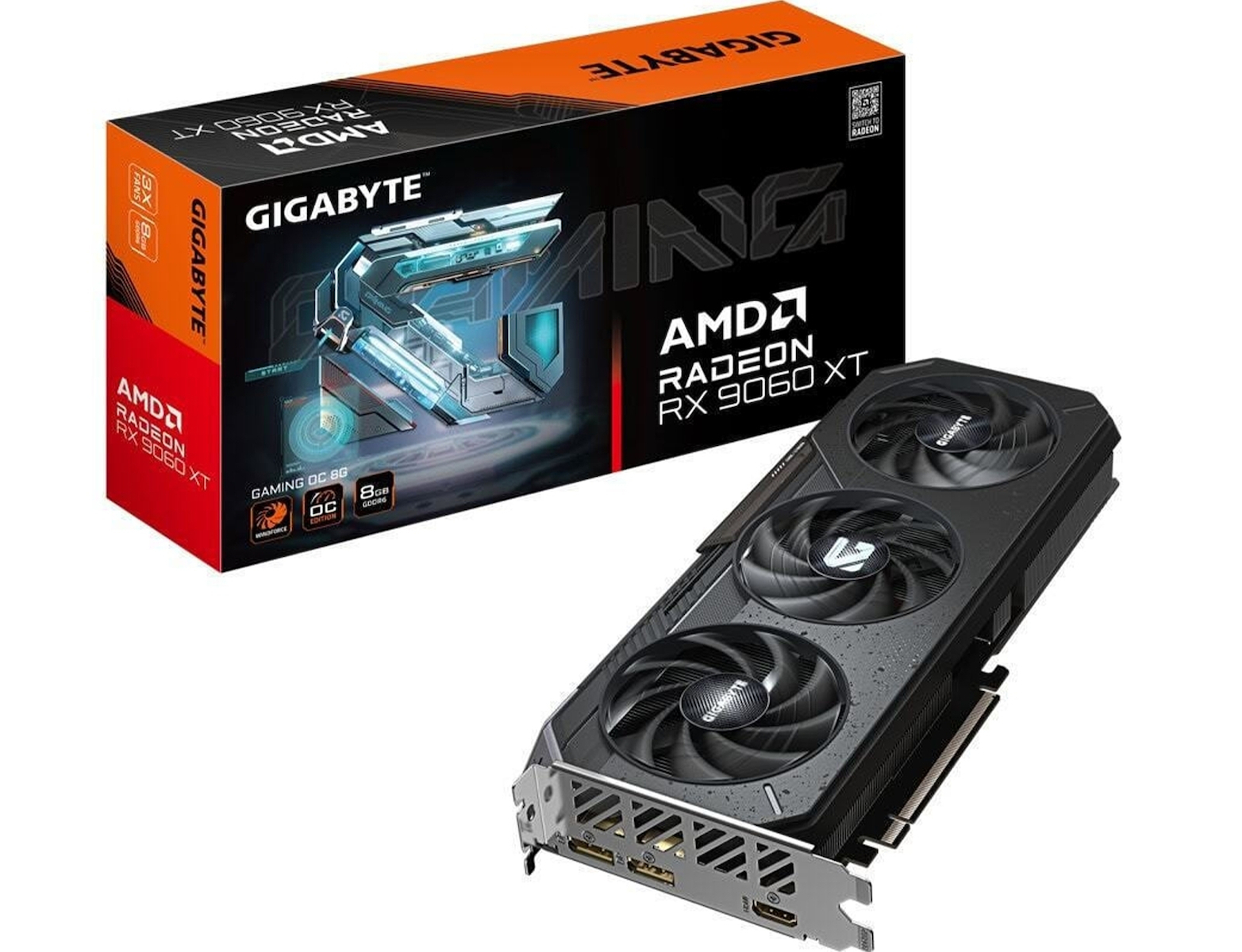 Gigabyte Radeon RX 9060 XT 16GB GDDR6 GAMING OC Graphics Card GV-R9060XTGAMING OC-16GD
