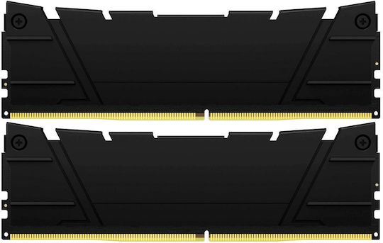 Kingston Fury Renegade DDR4 16GB RAM with 2x8GB Modules and Speed 3200 for Desktop KF432C16RB2K2/16 vue 4