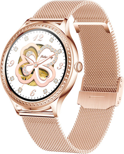 Pacific 39-02 Smartwatch with Heart Rate Monitor (Rose Gold)