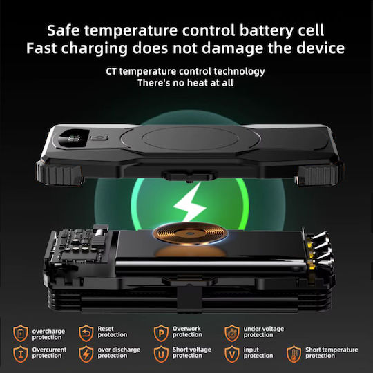 Linomag Solar Power Bank 10000mAh 22.5W Power Delivery Black view 6