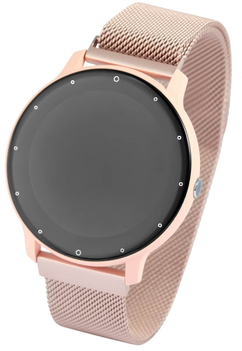 TimeTech 45mm Smartwatch with Heart Rate Monitor (Rose Gold) view 5